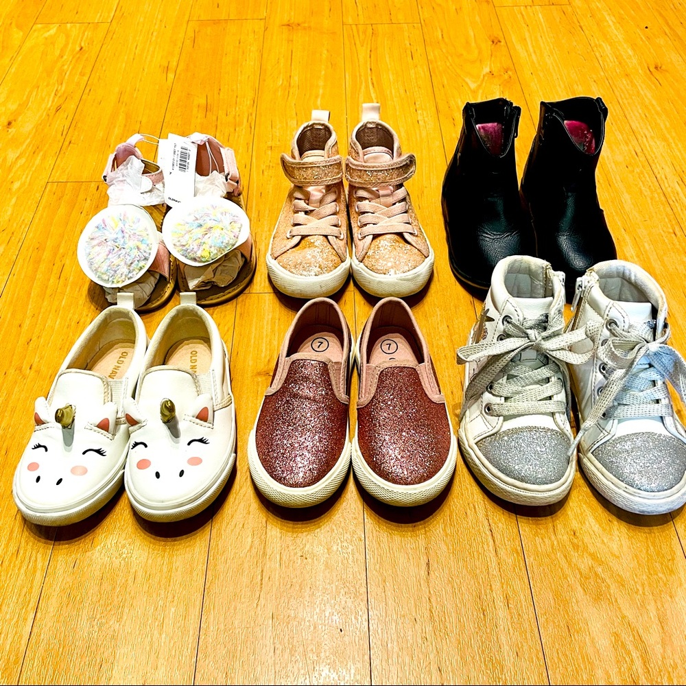 [SOLD] Include NWT! Girls shoes bundle♡Size 7~8
